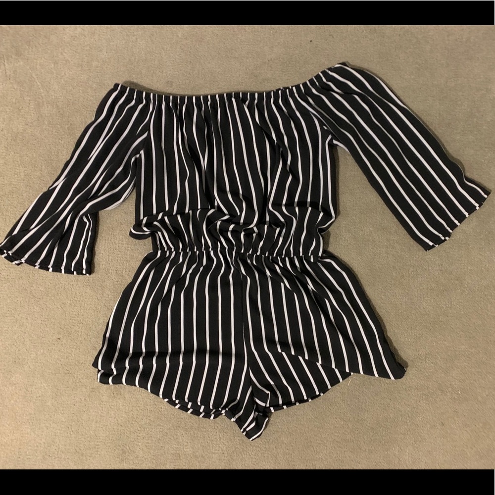 Off the shoulder romper
